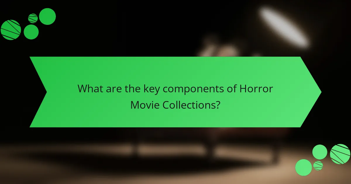 What are the key components of Horror Movie Collections?